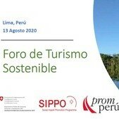SIPPO Peru and PROMPERU executed a webinar to publish the results of the sustainable tourism research in the COVID context and the Post COVID 19 sc...